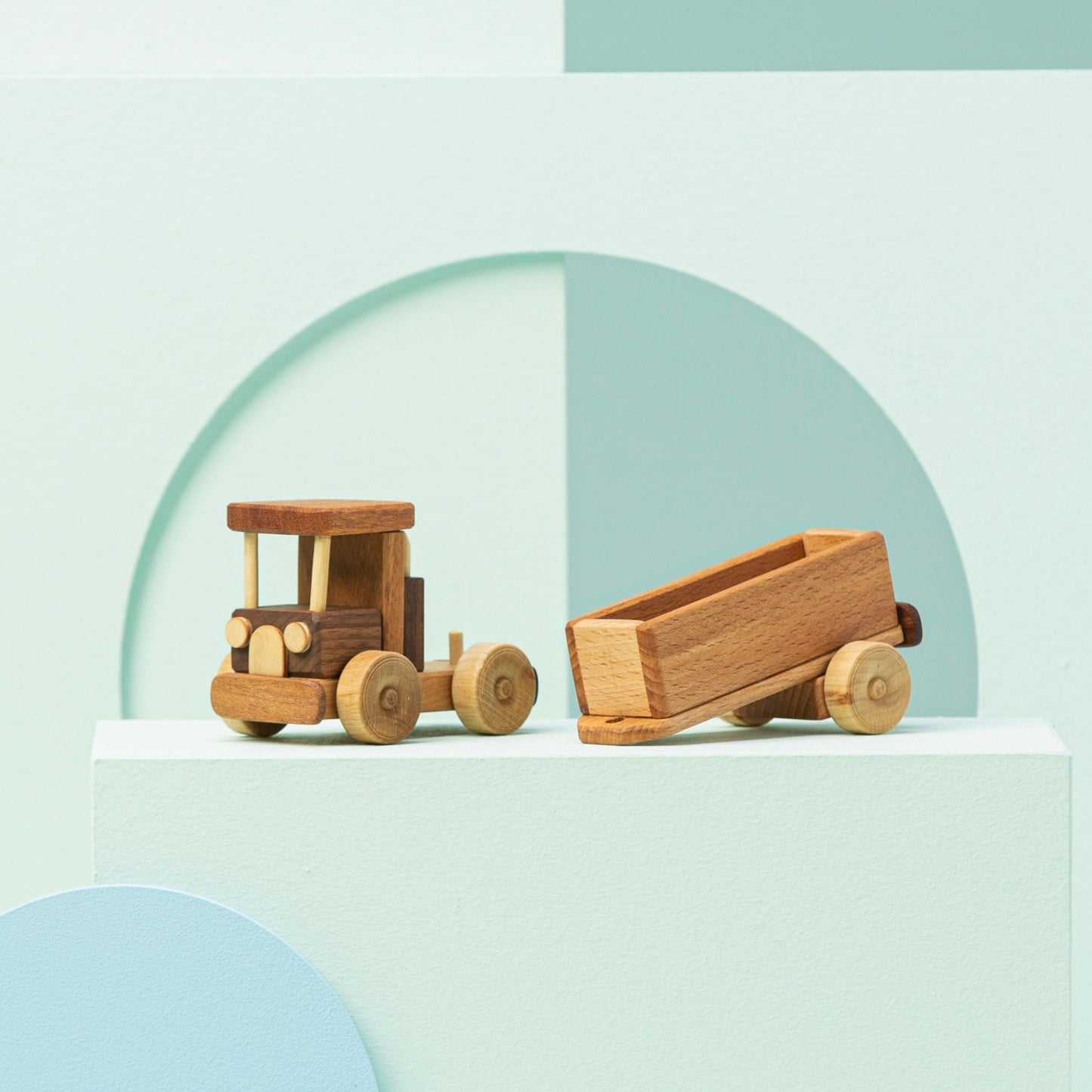 Flatbed Truck Wooden Toy