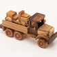 Wooden Tow Truck with Car