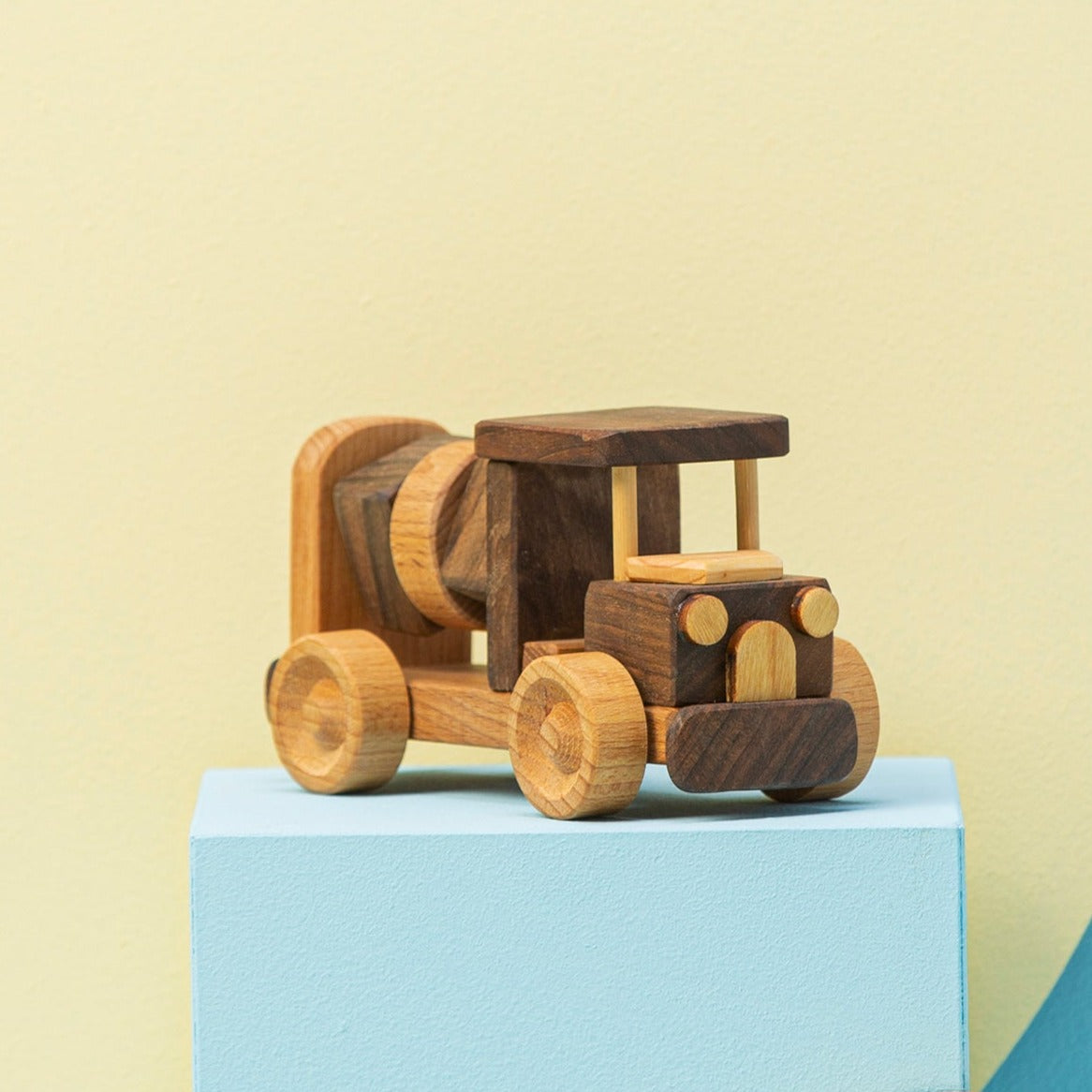 Wooden Toy Push Car